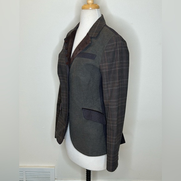 Sundance Riding Style Blazer Jacket with Leather Collar Women's S - Picture 6 of 8